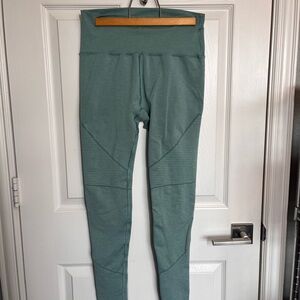 Alphalete Amplify Compression XL Jade Green Leggings, Sporty, Gym, Yoga